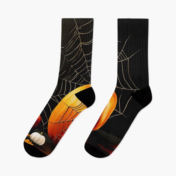 Item preview, Spiderweb and Pumpkin Style designed and sold by Zofia Sosnecka.