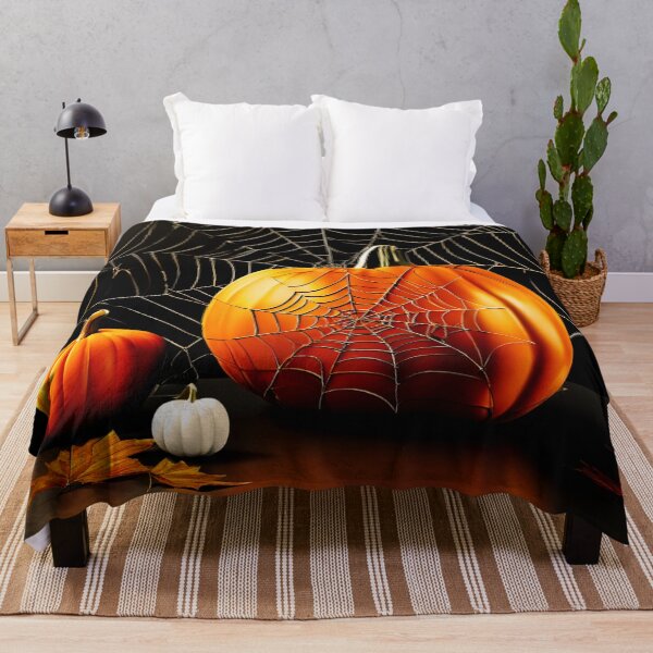 Item preview, Spiderweb and Pumpkin Style designed and sold by Zofia Sosnecka.