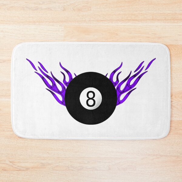 Item preview, 8-Ball with Purple Flames designed and sold by Dawne's Designs.