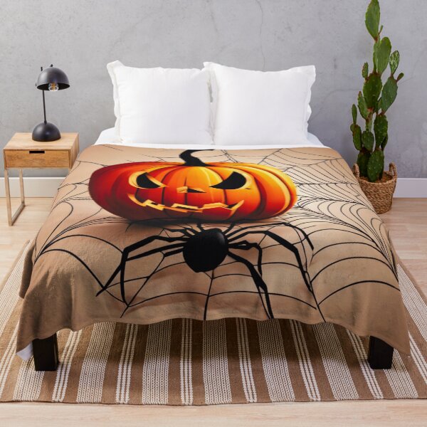 Item preview, Spiderweb and Pumpkin Style designed and sold by Zofia Sosnecka.