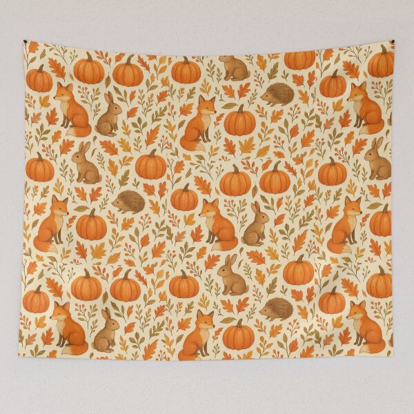 Item preview, Pumpkins & Critters designed and sold by Tetianova.