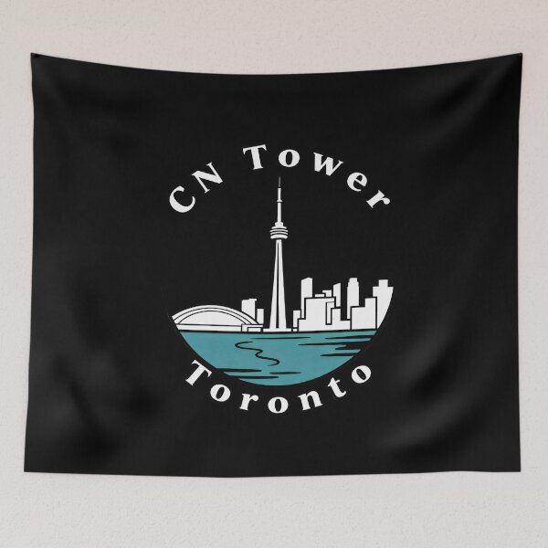 Item preview, Toronto Ontario Vintage Skyline Design designed and sold by Paper Drip.