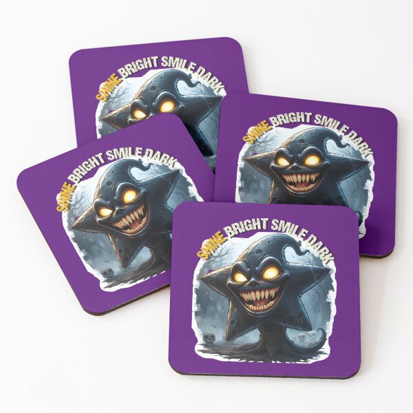 Item preview, Psycho Star "Shine Bright, Smile Dark" | Creepy Cute Monster Art designed and sold by EnigmaticGoth.