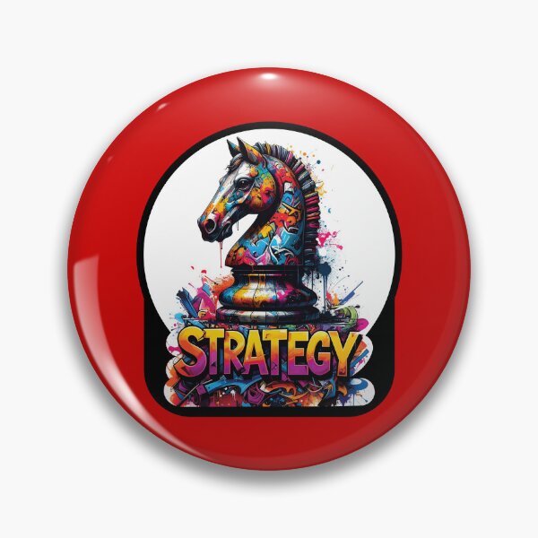 Item preview, Strategy in Color | Graffiti Knight Chess Design designed and sold by bubuknows.