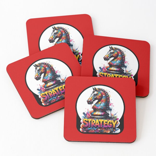 Item preview, Strategy in Color | Graffiti Knight Chess Design designed and sold by bubuknows.