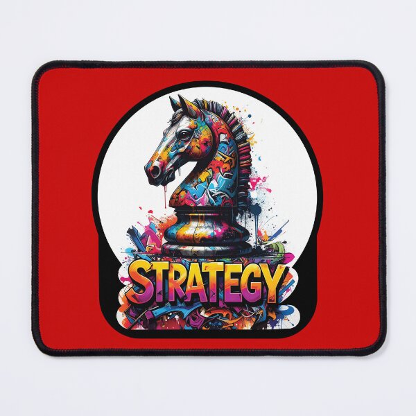 Item preview, Strategy in Color | Graffiti Knight Chess Design designed and sold by bubuknows.