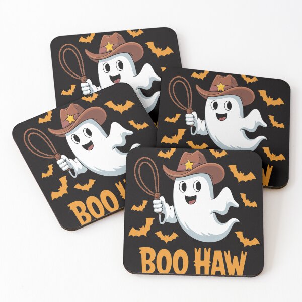 Item preview, Boo Haw Funny Cowboy Ghost Halloween designed and sold by VladoZork.