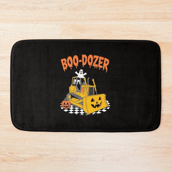Item preview, Boo-Dozer Halloween Ghost Bulldozer Spooky Pumpkin Tractor designed and sold by VladoZork.