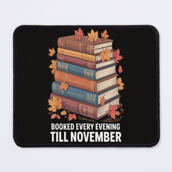 Item preview, Booked Every Evening Autumn Fall Season Book Reader Bookworm designed and sold by VladoZork.