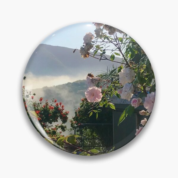 Item preview, Sunny Garden Path with Roses designed and sold by TrisaThyme.