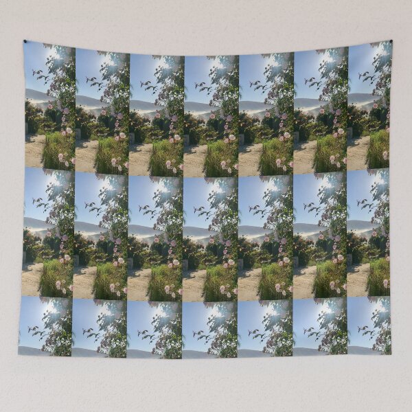 Item preview, Sunny Garden Path with Roses designed and sold by TrisaThyme.