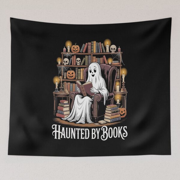Item preview, Spooky Bookish Haunted Bookstore Halloween designed and sold by VladoZork.