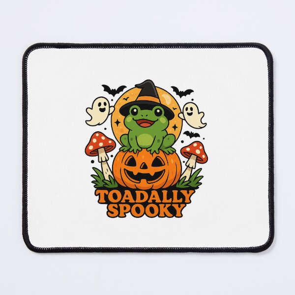 Item preview, Toadally Spooky Frog Halloween Design – Cute Witch Frog on Pumpkin designed and sold by DailyDrivesct.