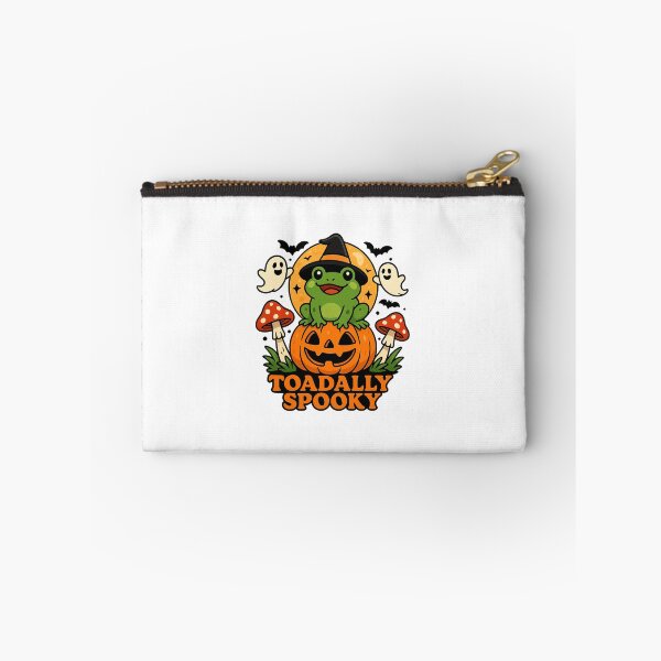 Item preview, Toadally Spooky Frog Halloween Design – Cute Witch Frog on Pumpkin designed and sold by DailyDrivesct.