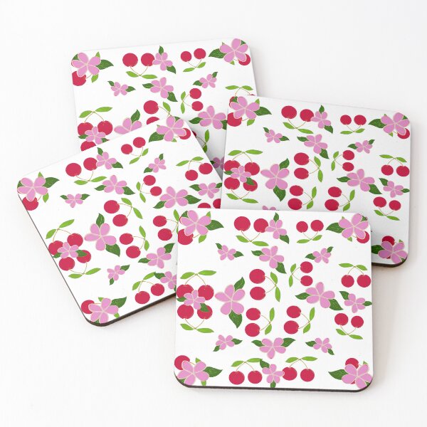 Item preview, Cherries & Flowers v2 designed and sold by CrimsonFeather7.