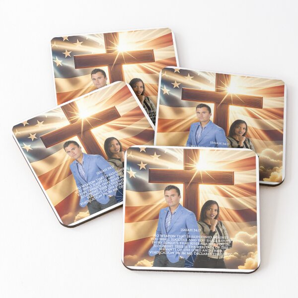 Item preview, Charlie Kirk and Candace Owen american Christian  designed and sold by SnoozyStore.