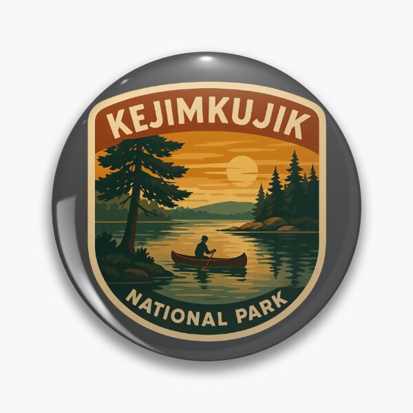 Item preview, Vintage Canadian National Park Prints: Kejimkujik designed and sold by PinUpPizzazz.