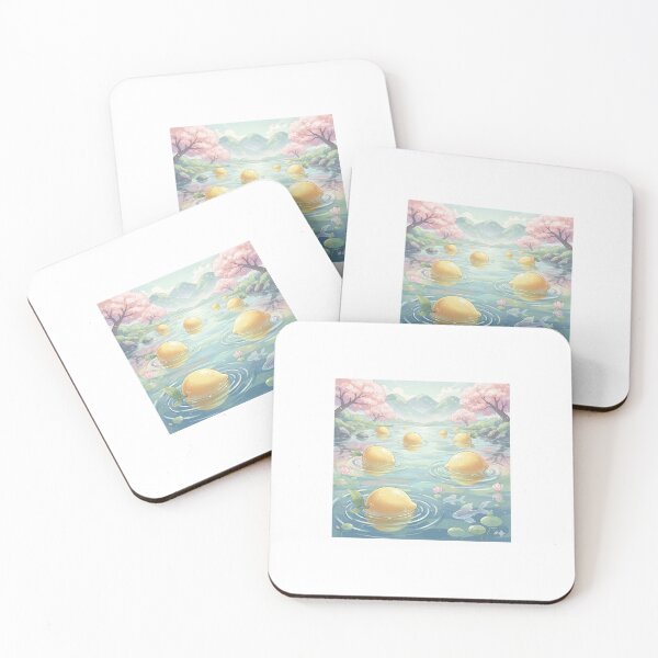 Item preview, Lemon Blossom Pond designed and sold by TacoBearDesigns.