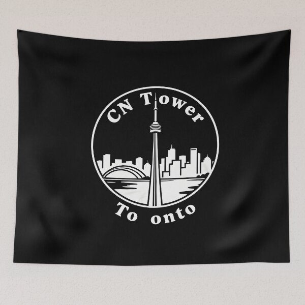 Item preview, Toronto Ontario Vintage Skyline Design designed and sold by Paper Drip.
