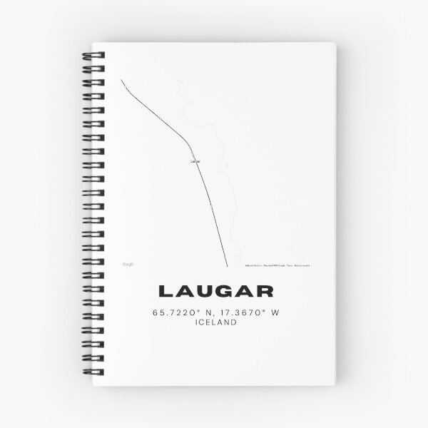 Item preview, Laugar Iceland Map - Þingeyjarsveit Geothermal Hub & Goðafoss Gateway designed and sold by RM-Journey.