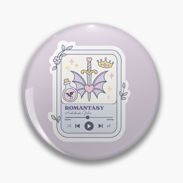 Item preview, Romantasy Audiobook Girlie Pastel Aesthetic designed and sold by theliteraryedit.