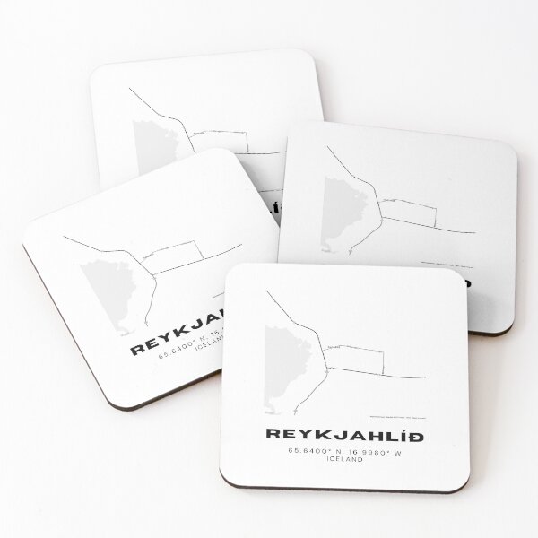 Item preview, Reykjahlíð Iceland Map - Lake Mývatn Volcanic Center Design designed and sold by RM-Journey.