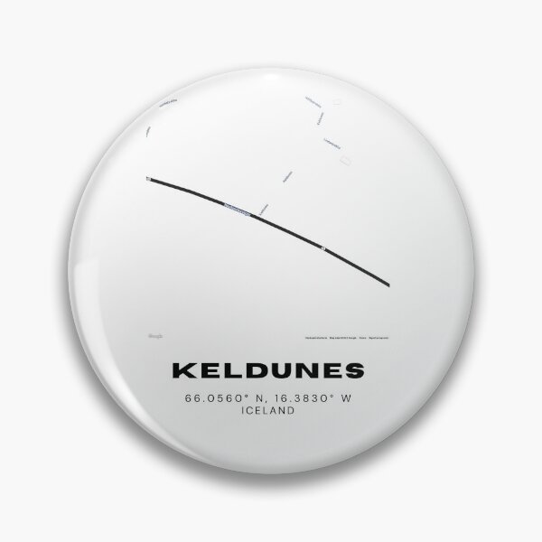 Item preview, Keldunes Iceland Map - Kelduhverfi District & Jökulsá River Area designed and sold by RM-Journey.