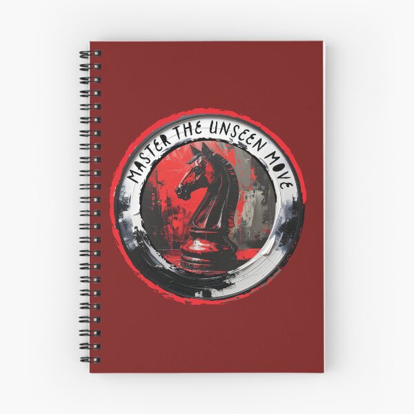 Item preview, Master the Unseen Move | Red & Black Knight Chess Design designed and sold by bubuknows.