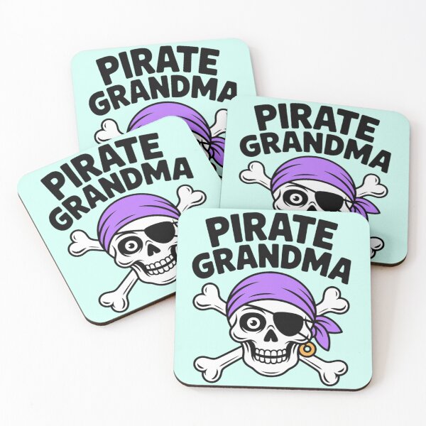 Item preview, Family Skull Pirate Grandma Crossbones Flag, Grandma Pirate Matching Skull designed and sold by Dabbing Turtle Designs.