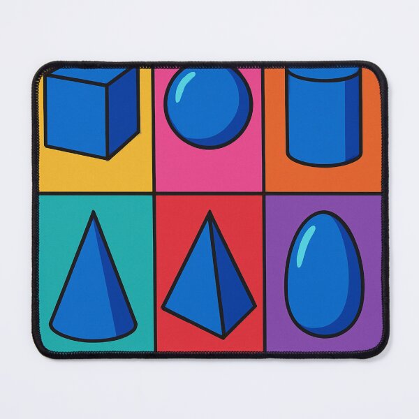 Item preview, Pop-Art Geometry – Montessori Geometric Solids designed and sold by MforMontessori.