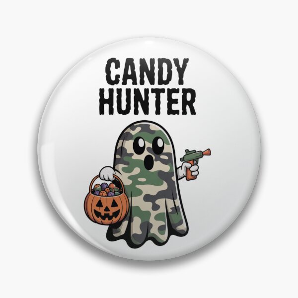 Item preview, Trick or Treat Tactics - Candy Hunter – Spooky Ghost Halloween Classic T-Shirt designed and sold by inkfluenceart.