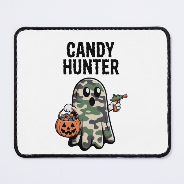 Item preview, Trick or Treat Tactics - Candy Hunter – Spooky Ghost Halloween Classic T-Shirt designed and sold by inkfluenceart.