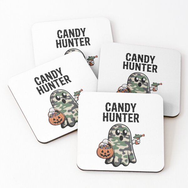 Item preview, Trick or Treat Tactics - Candy Hunter – Spooky Ghost Halloween Classic T-Shirt designed and sold by inkfluenceart.