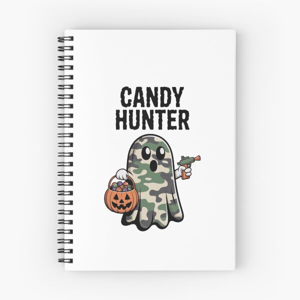 Item preview, Trick or Treat Tactics - Candy Hunter – Spooky Ghost Halloween Classic T-Shirt designed and sold by inkfluenceart.