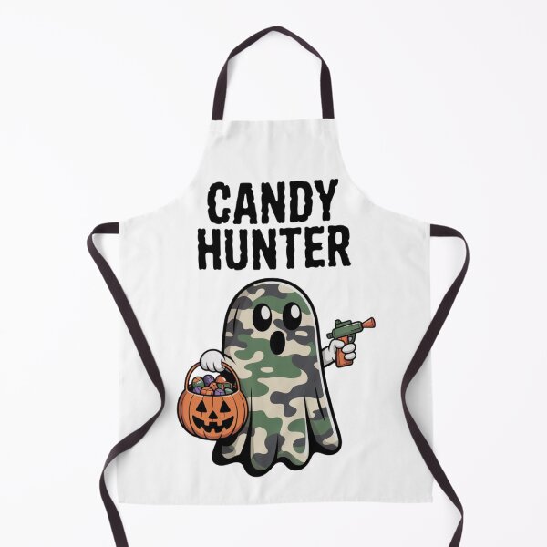 Item preview, Trick or Treat Tactics - Candy Hunter – Spooky Ghost Halloween Classic T-Shirt designed and sold by inkfluenceart.