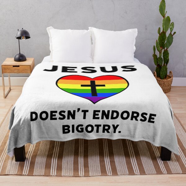 Item preview, Jesus doesn’t endorse bigotry  designed and sold by Rachel the Artist .