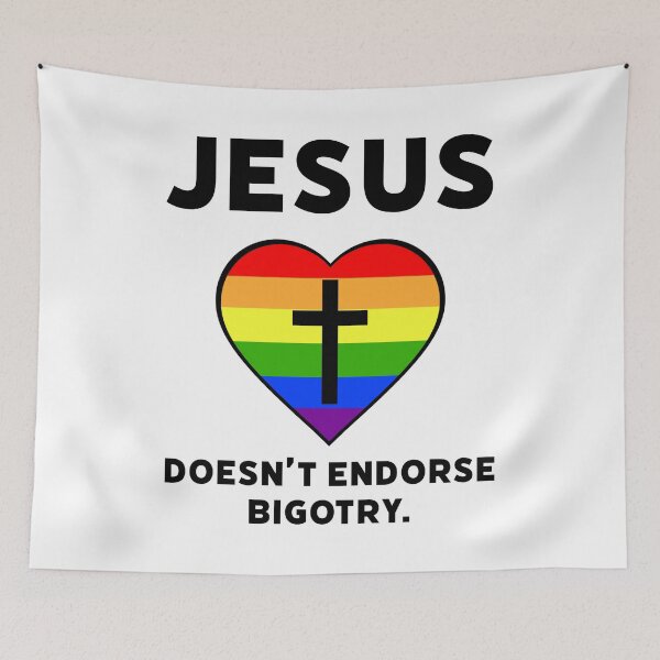 Item preview, Jesus doesn’t endorse bigotry  designed and sold by Rachel the Artist .
