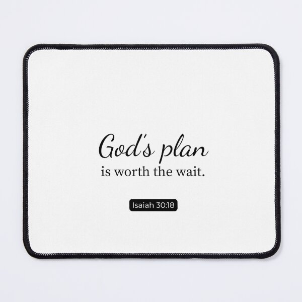Item preview, Trusting in God's Perfect Plan | Isaiah 30:18 designed and sold by Dwordsdaily.