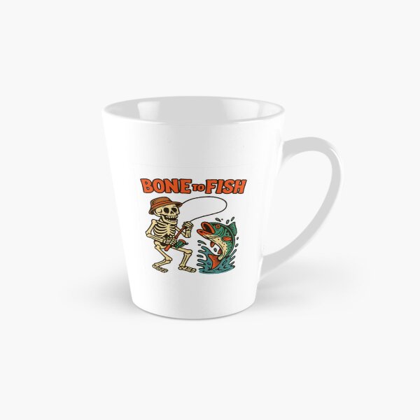 Item preview, Bone to Fish – Funny Skeleton Fishing Design designed and sold by DailyDrivesct.