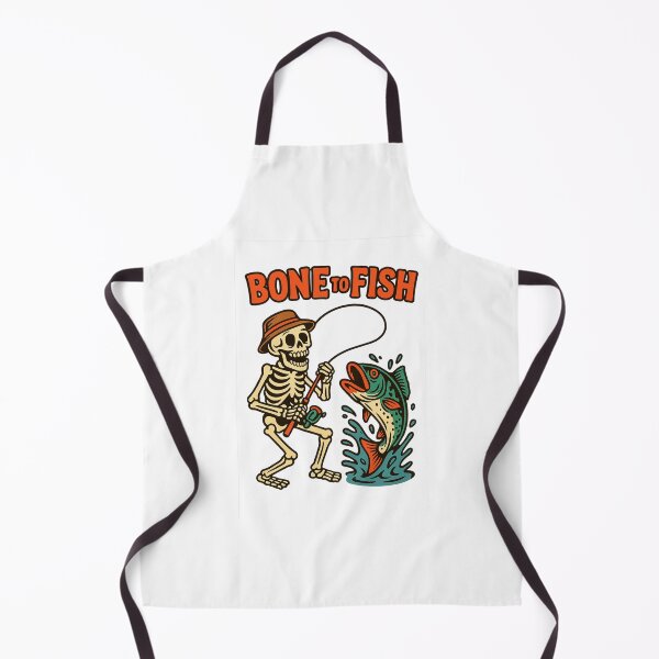 Item preview, Bone to Fish – Funny Skeleton Fishing Design designed and sold by DailyDrivesct.