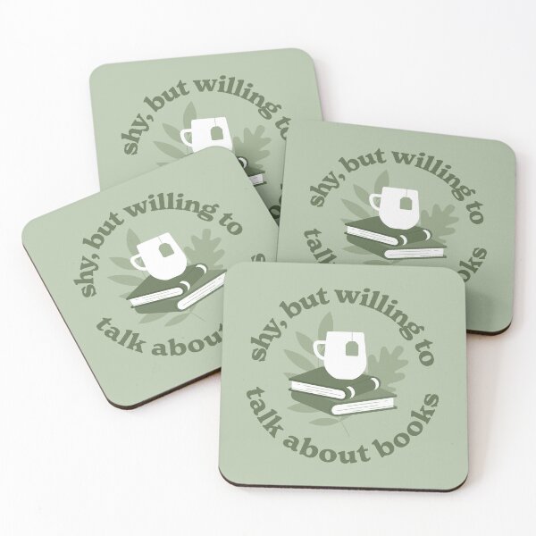 Item preview, Shy, but willing to talk about books designed and sold by cozy creatures council.