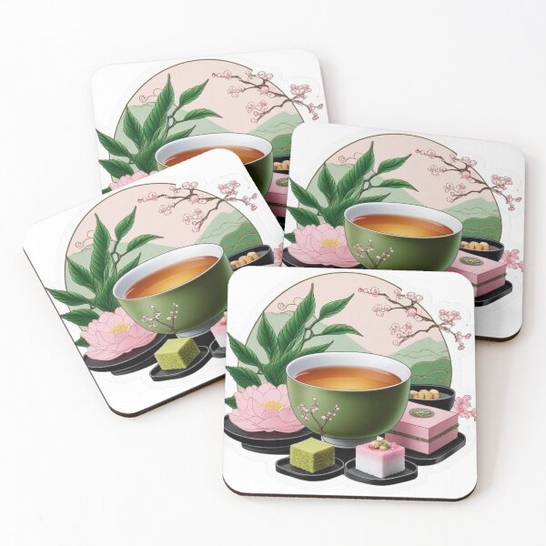 Item preview, Elegant Japanese Tea Ceremony with Sweets. designed and sold by Akiamerica2025.