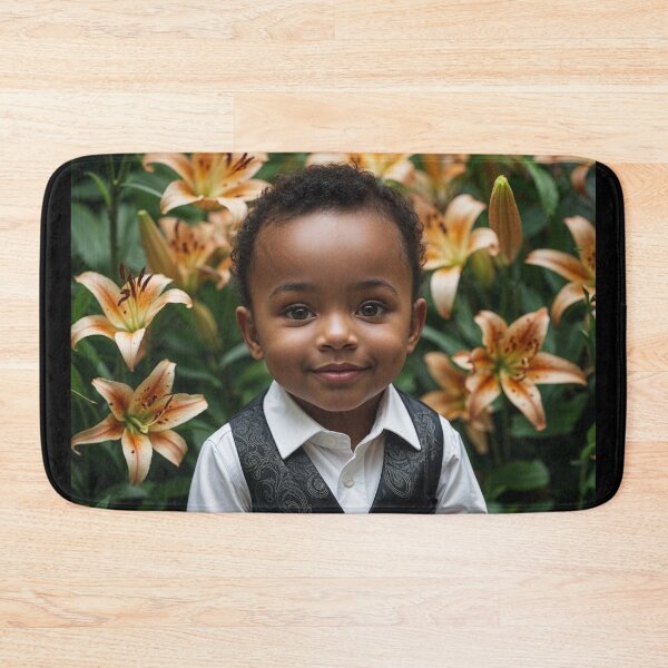 Item preview, Baby Boy in a Tiger Lily Garden designed and sold by My Beautiful Healing Art.