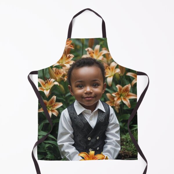 Item preview, Baby Boy in a Tiger Lily Garden designed and sold by My Beautiful Healing Art.