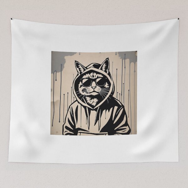 Item preview, Cat Graffiti Street Art designed and sold by Arty Art.