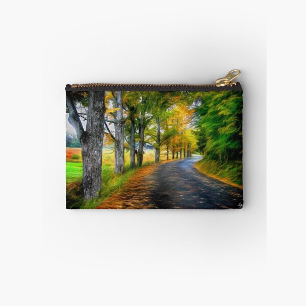 Item preview, Autumn Curves on George Road Fine Art Poster designed and sold by Wayne King.