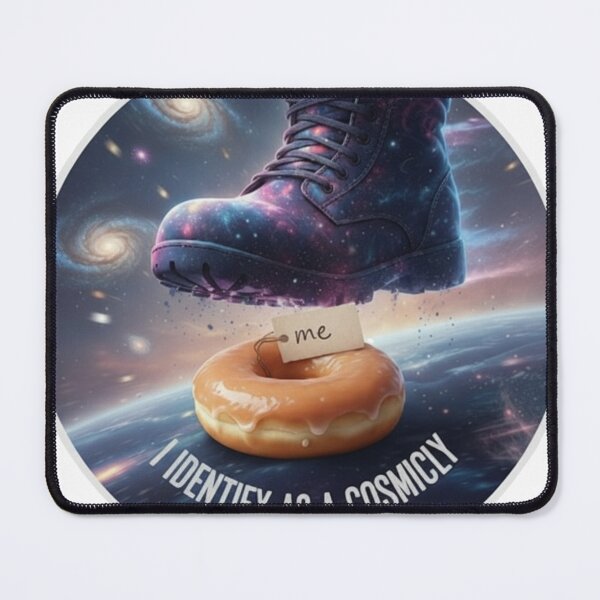 Item preview, Cosmically Stepped-On Donut — Identity Crisis designed and sold by Apocalypse Of The Donut.