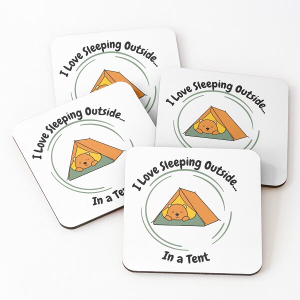 Item preview, I love sleeping outside...In a tent camping designed and sold by Pandakgdesigns.