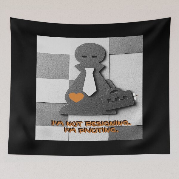 Item preview, I’m Not Resigning. I’m Pivoting. designed and sold by PawnShiftGoods.