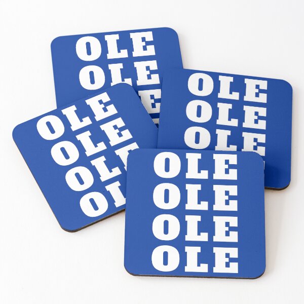 Item preview, OLE OLE OLE OLE (White On Blue) designed and sold by IKDG.